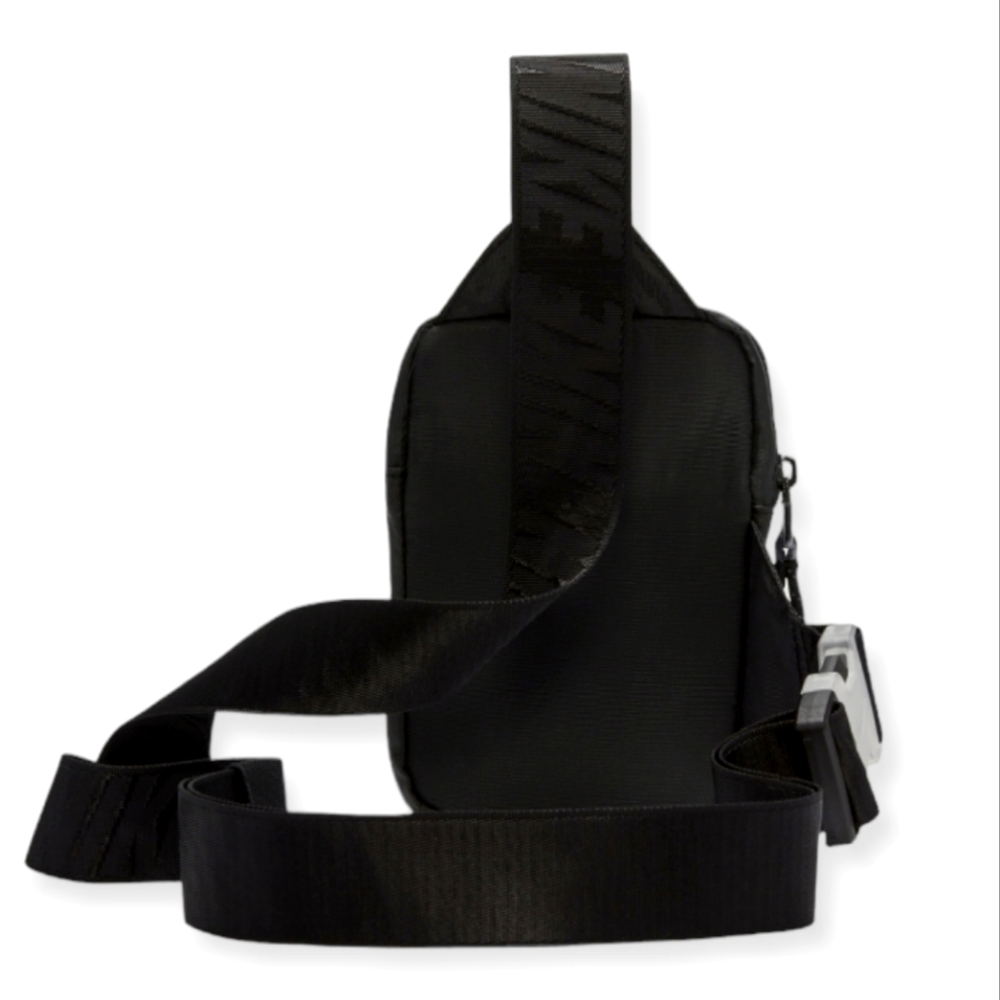 Nike Sportswear Essential Crossbody Waist Bag Fanny Pack Belt Festival Black - Picture 4 of 6